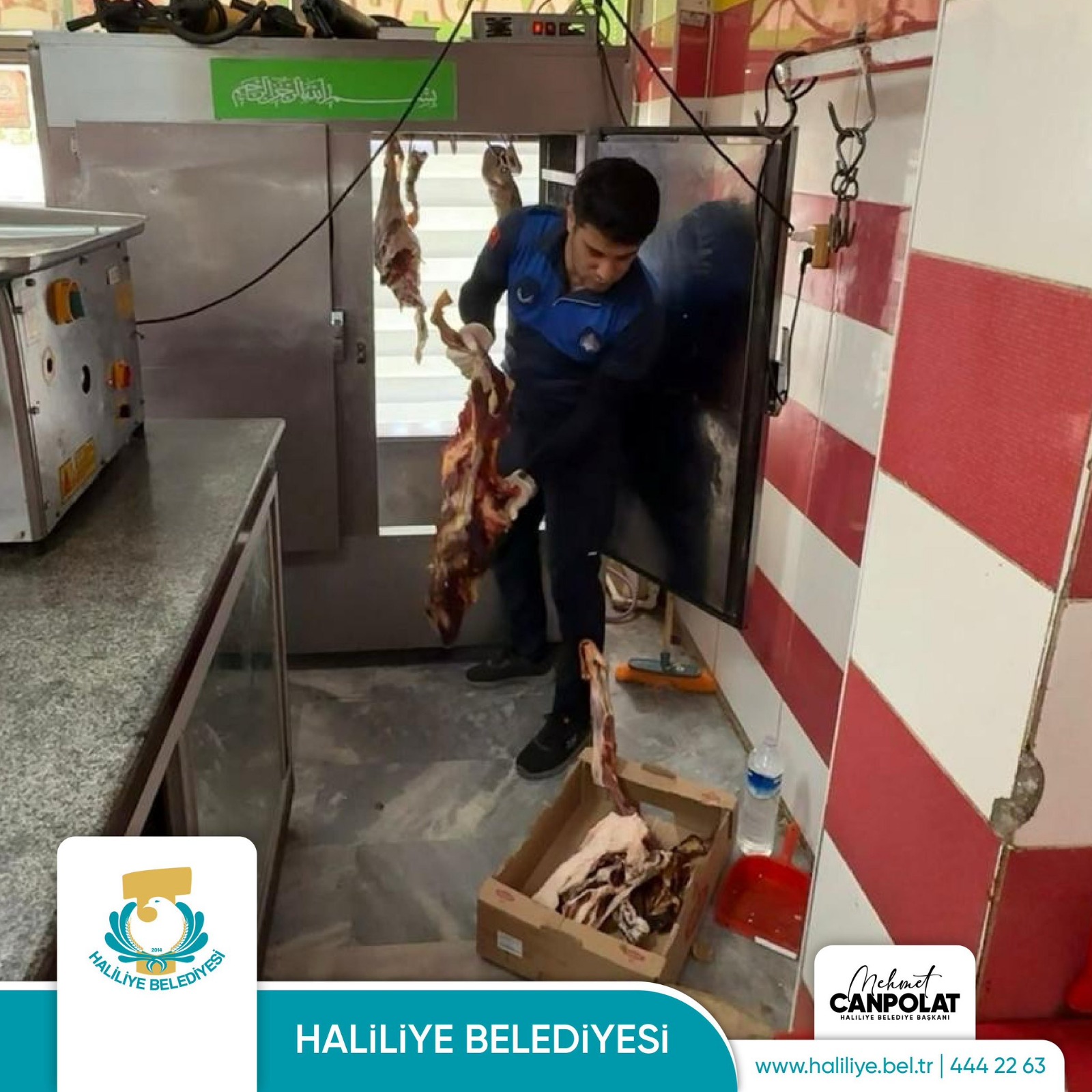 Haliliye’de Kasaplara Sıkı Denetim Bozuk Etlere El Konuldu! (2)