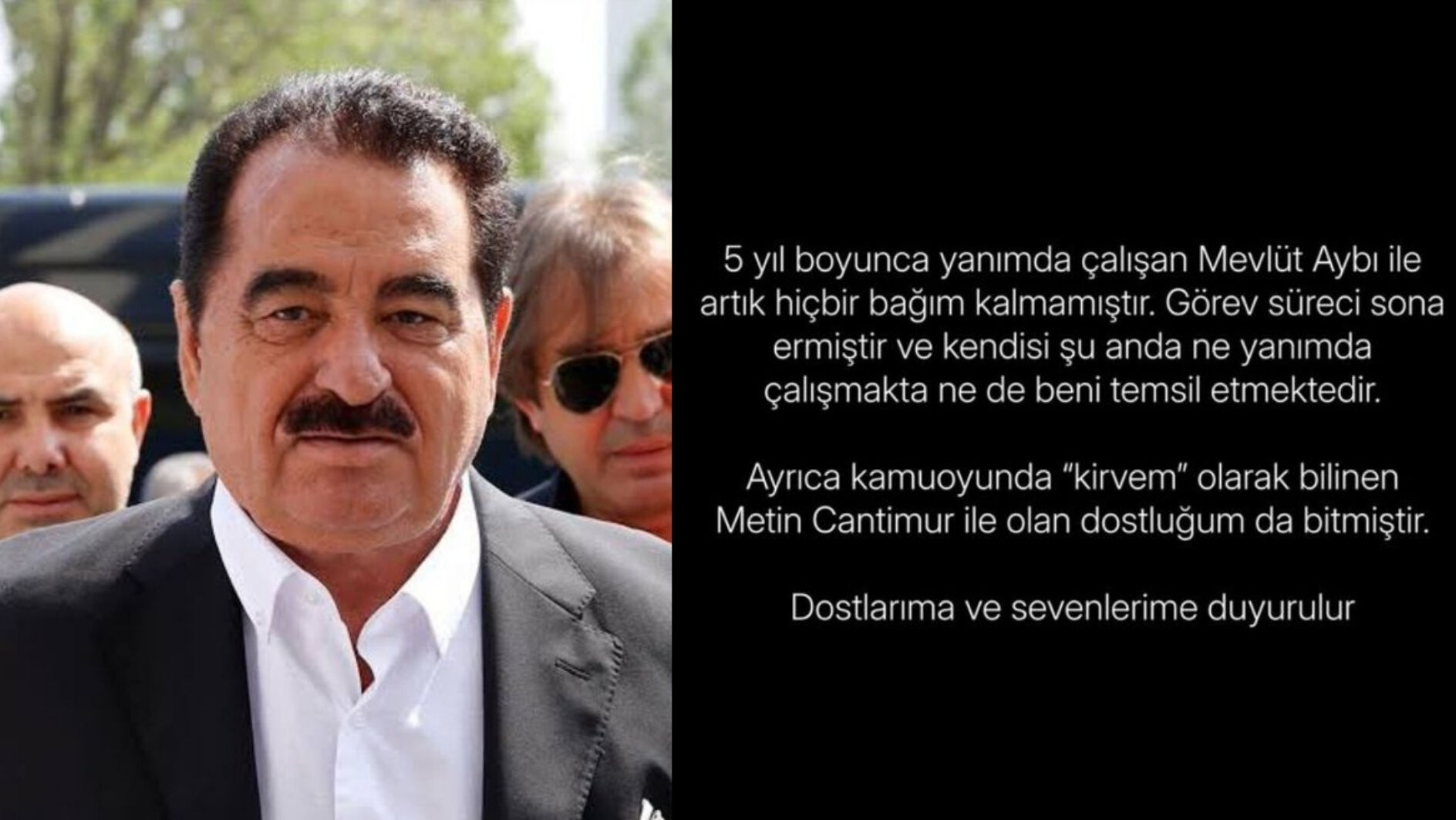 “Ki̇rvem İle Dostluğum Bi̇tmi̇şti̇r”