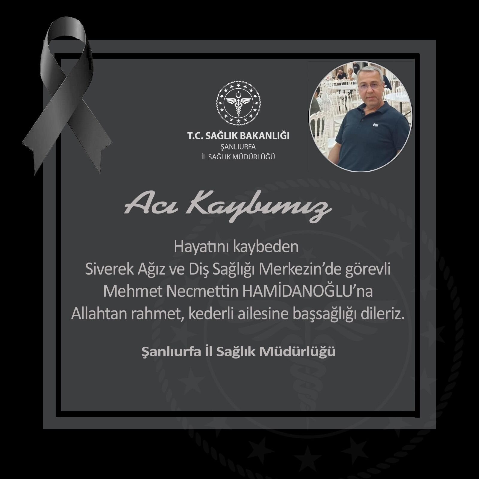 Mehmet Necmettin Hamidanoğlu Hayatını Kaybetti