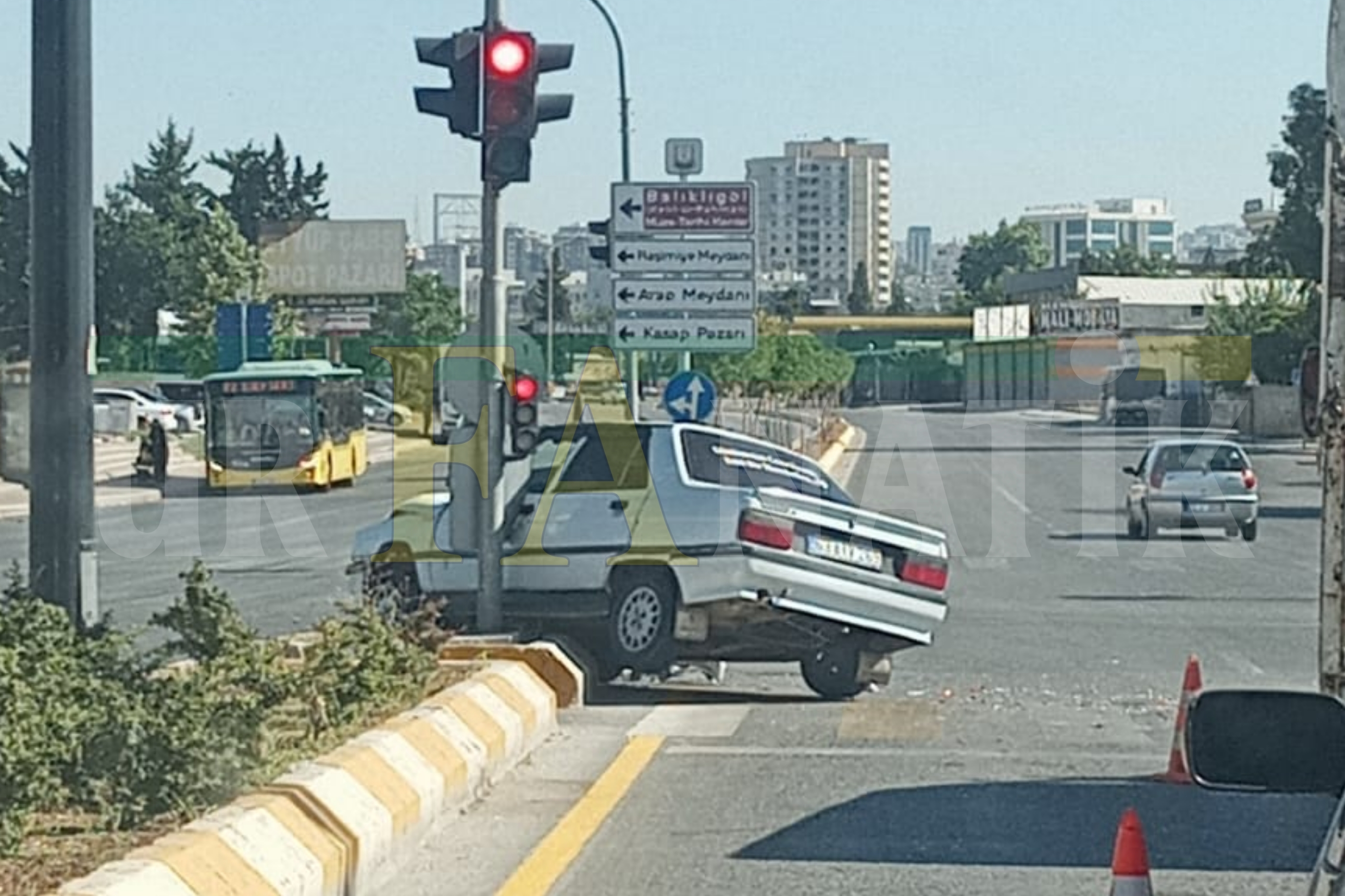 Şanlıurfa Eyyübiye'de İlginç Kaza