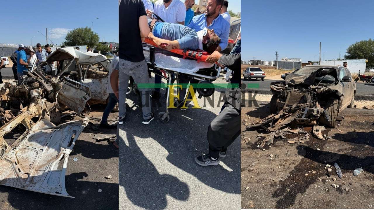 Şanlıurfa’nın Viranşehir Ilçesinde Togg Ile Bir Otomobil Çarpıştı. Kazada 1’I Ağır 2 Kişi Yaralanırken Araçlar Ise Hurdaya Döndü (1)