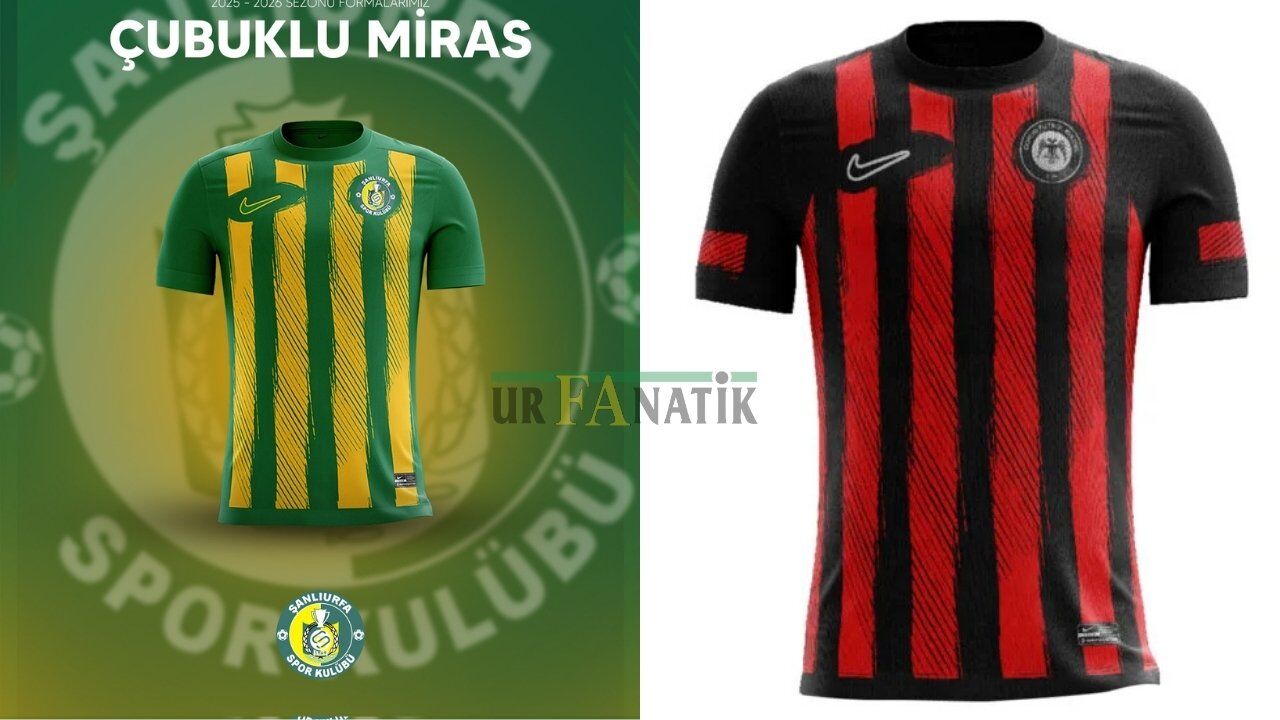 Şanlıurfaspor, 2025 2026 Sezonu Formalarını Tanıttı. Sarı Yeşili Formanın 1. Lig’deki Takım Ile Aynı Olması Dikkat Çekti (3)