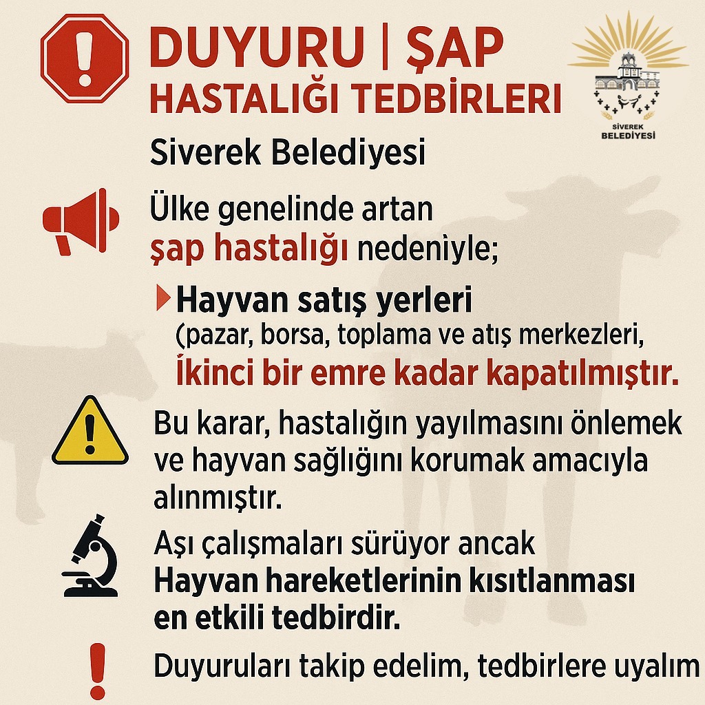 Siverek Ve Bozova Belediyesi Acil Duyuru Diyerek Paylaştı İkinci Emre Kadar Kapatıldı!