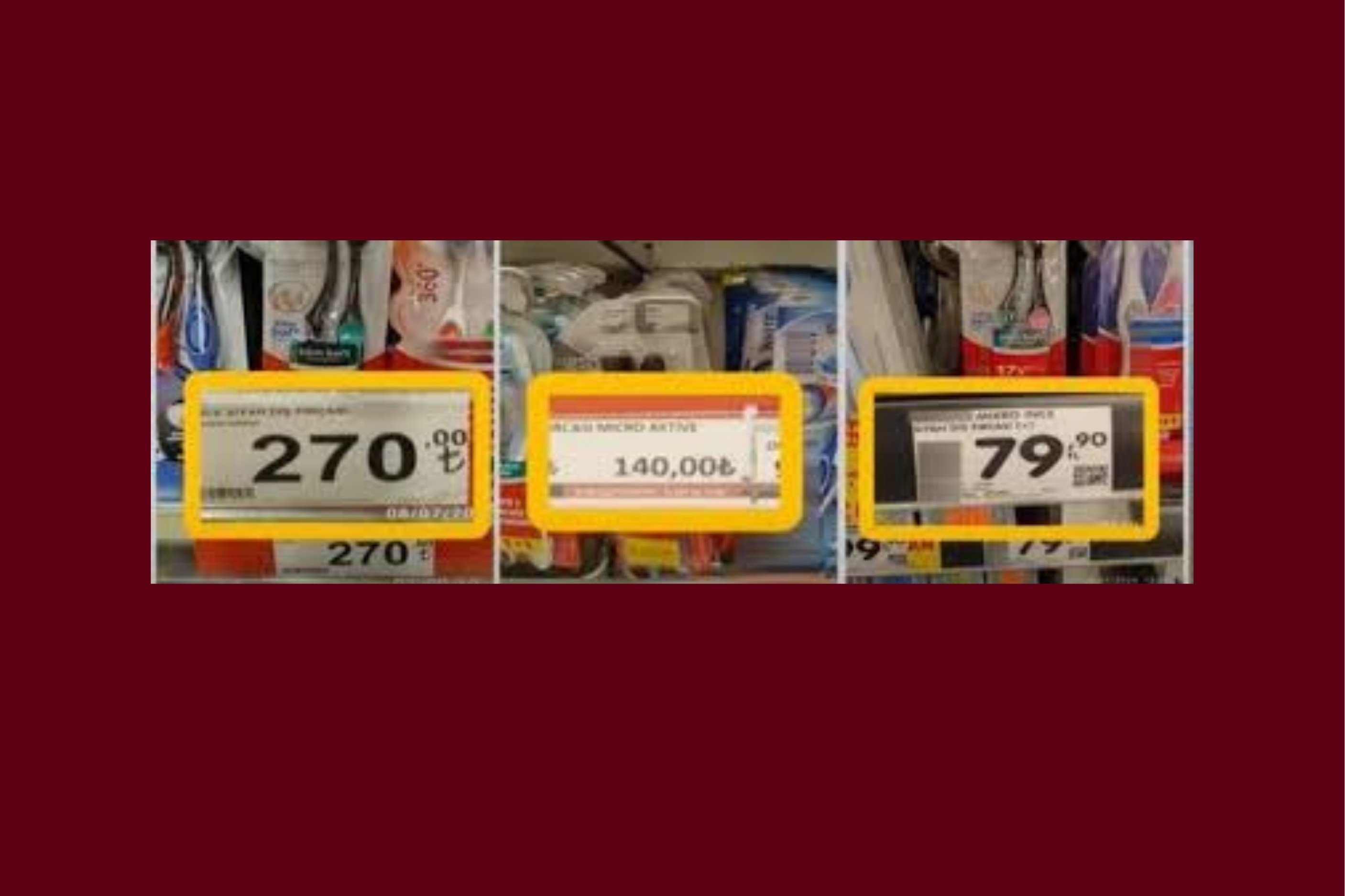 Ürün Aynı Etiket Farklı