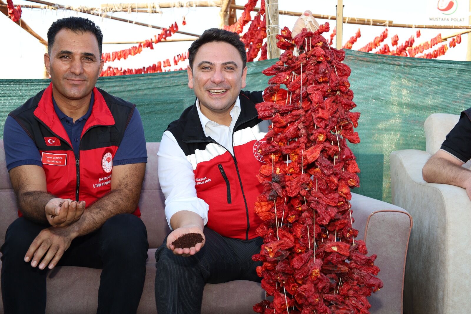 Haliliye’de Urfa İsotu Üretim Alanları Denetimden Geçti (4)