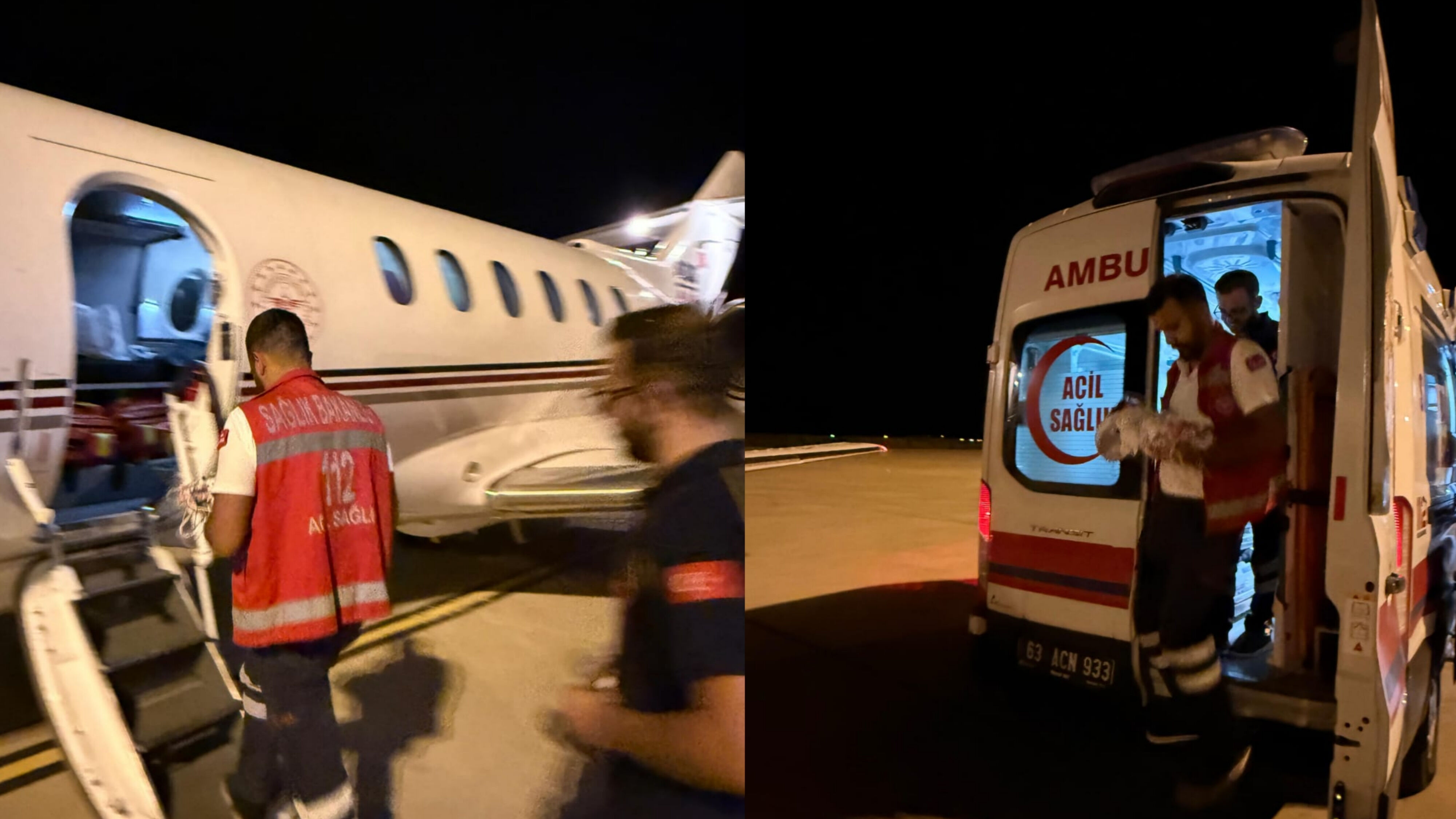 Melek Karamam Için Uçak Ambulans Hvalandı