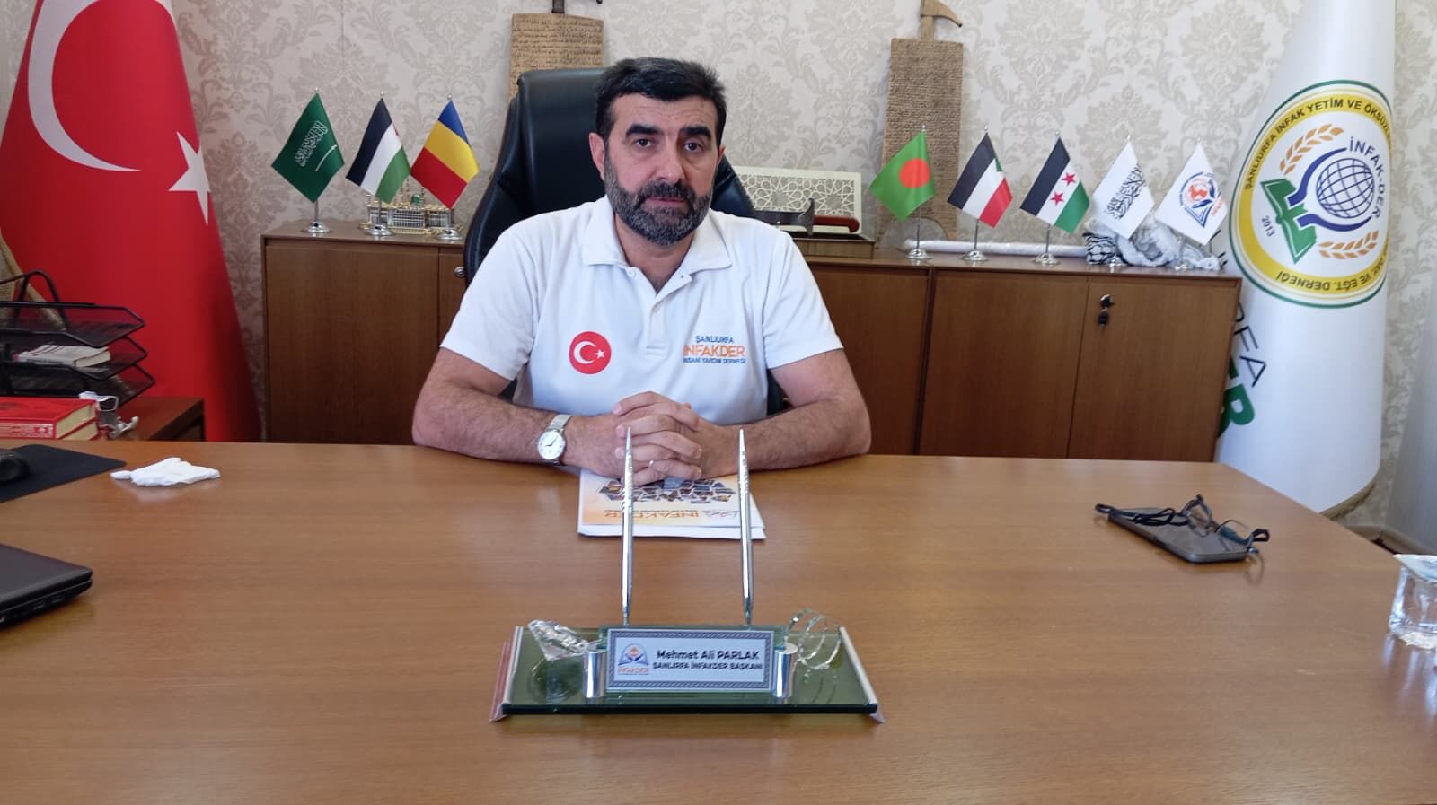 Şanlıurfa İnfak Der, Gazze’ye Destek Için 44 Ülkeden Onlarca Gemiyle Yola Çıkacaklarını Söyledi (2)