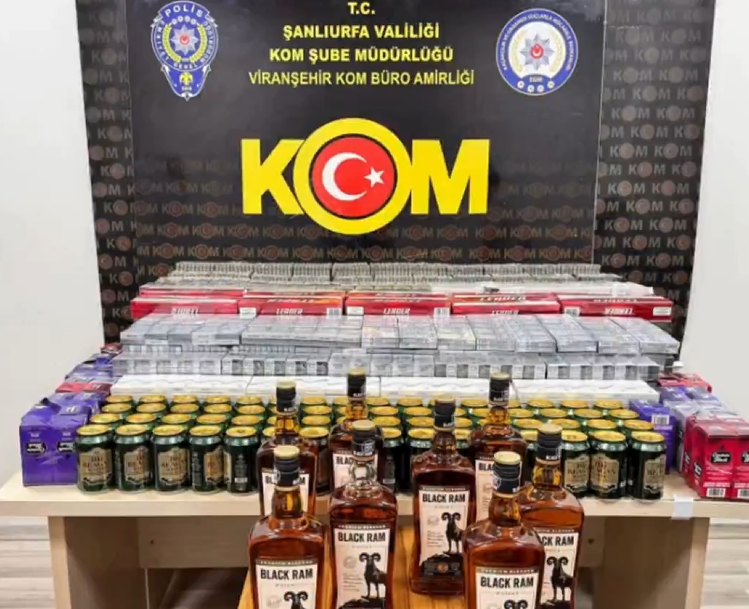 Şanlıurfa’nın Viranşehir İlçesinde Birçok Ürün Ele Eçirildi