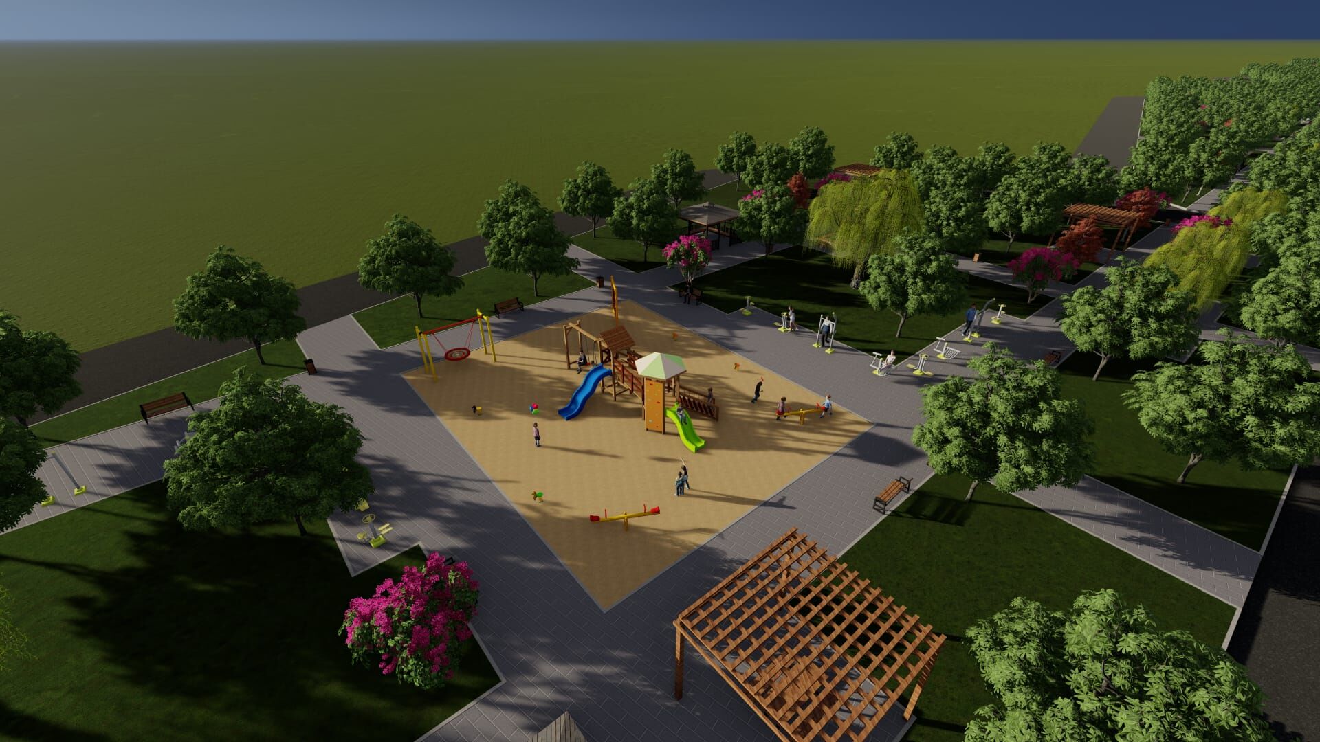 Siverek'te Yeşil Dönüşüm Kapsamında 16 Yeni Park Yapılıyor (3)