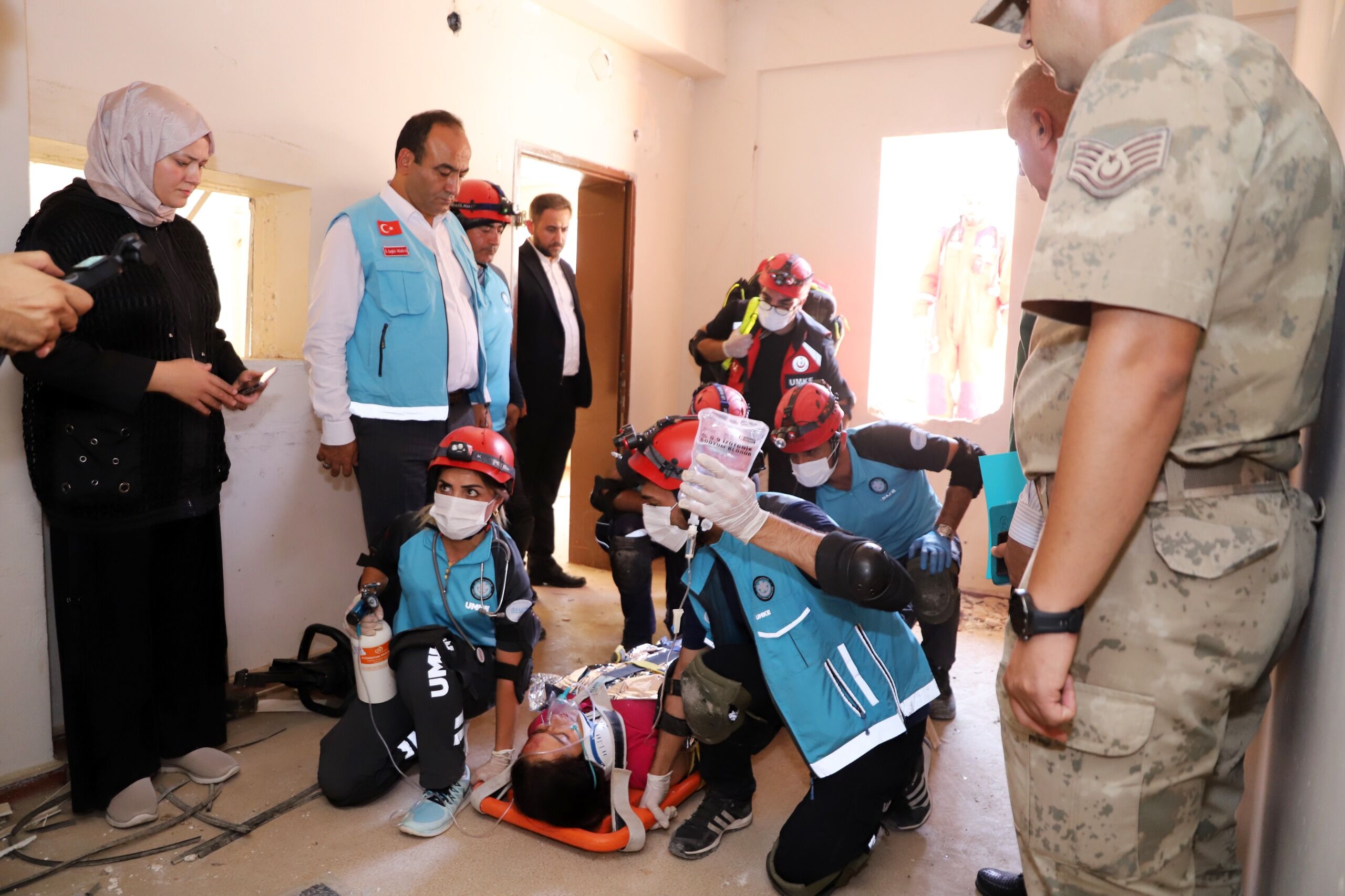 Şanlıurfa İl Sağlık Müdürlüğü’nden Afetlere Hazırlık Tatbikatı