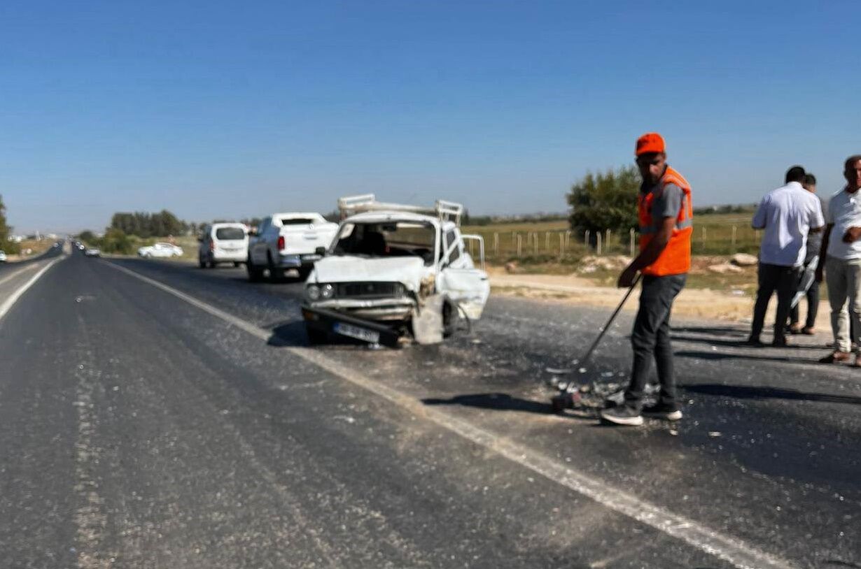 Şanlıurfa-Akçakale Yolunda Şok Kaza! Can Kaybı Yok Ama…