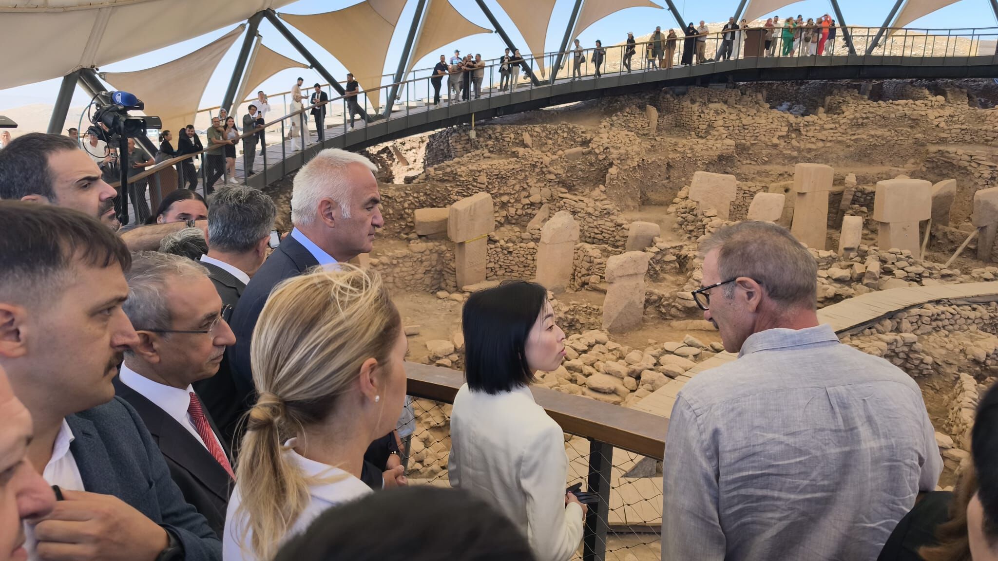 Bakan Ersoy Göbeklitepede
