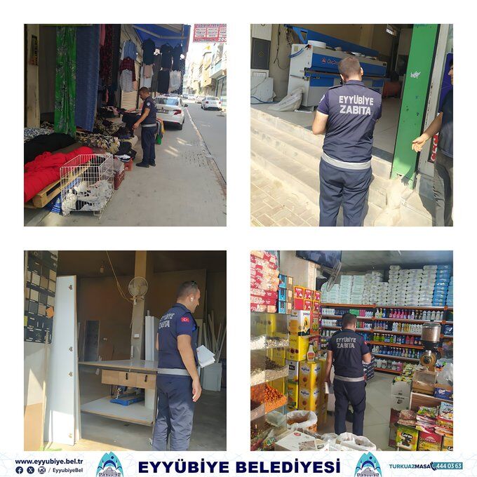 Emniyet Şikayeti Sonrası Eyyübiye’de Zabıta Harekete Geçti
