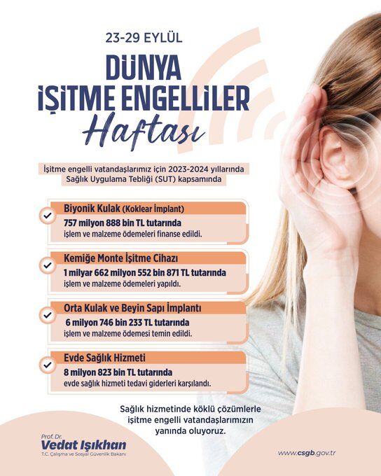 İşitme Engellilere Sağlık Desteği Yağdı