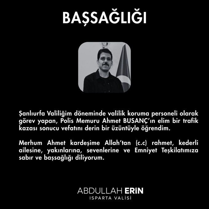 Polis Memuru Ahmet Busanç