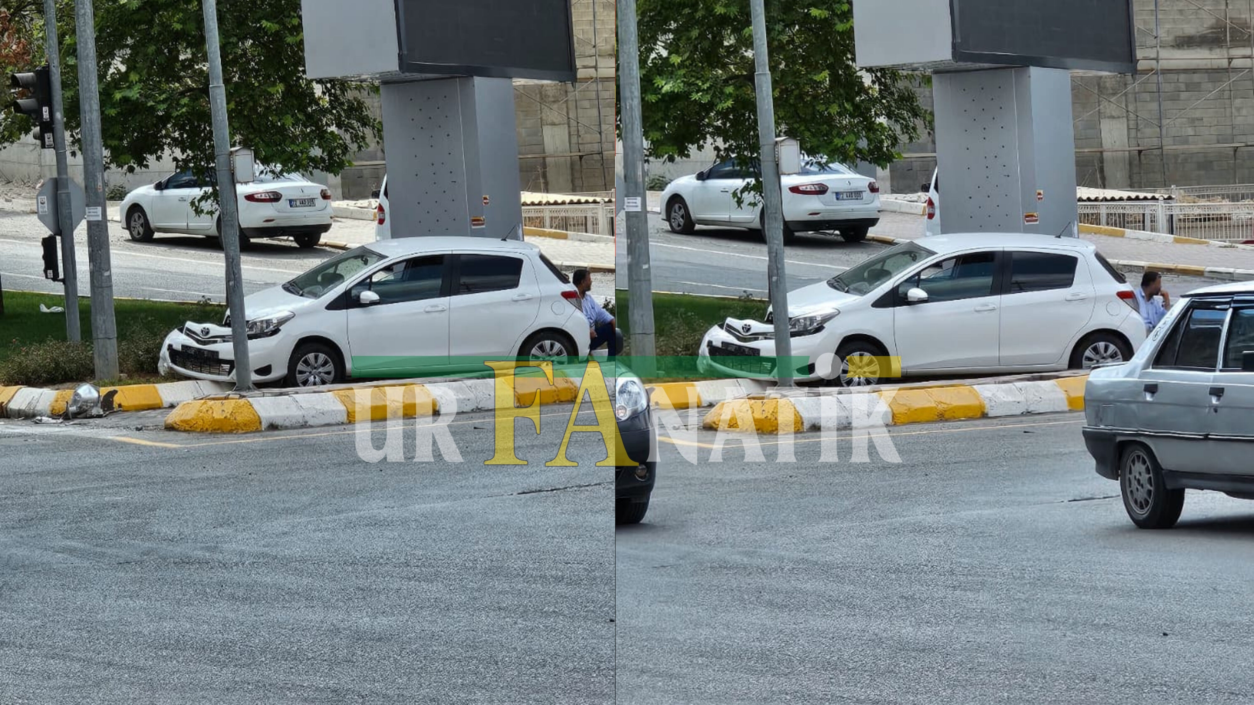 Ravza Konakları Kavşağı’nda Kaza