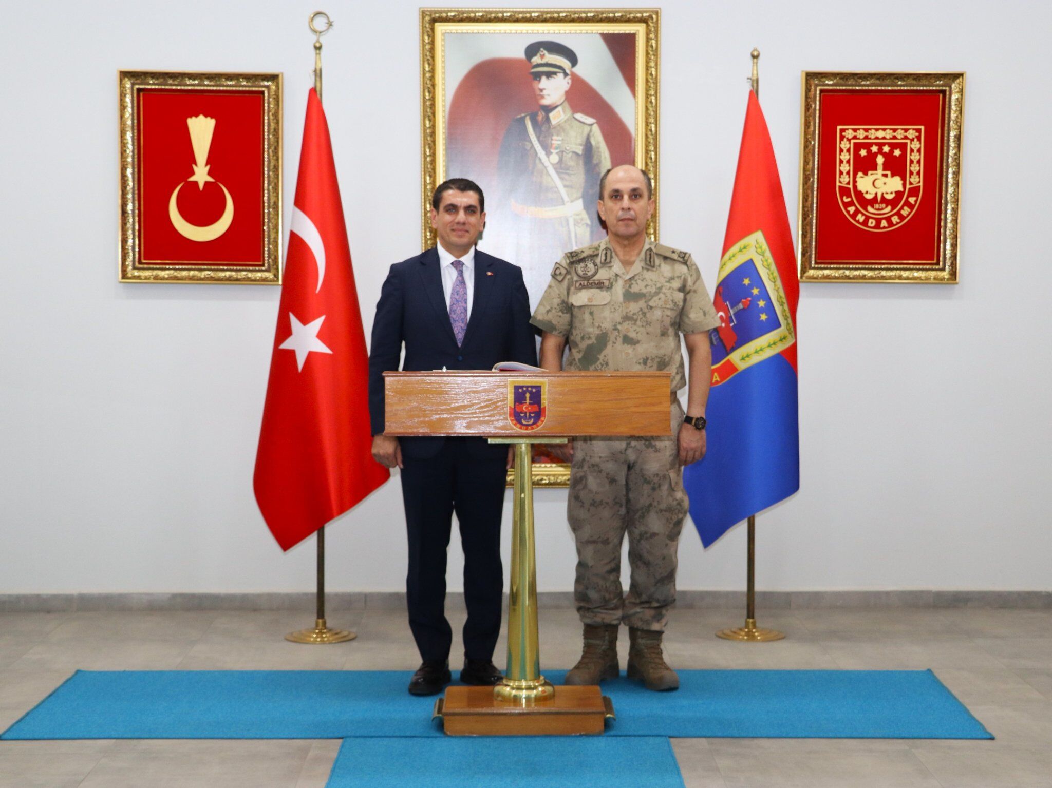 Tuğgeneral Ali Naci Aldemir, Suruç, Birecik Ve Akçakale Kaymakamlarını Ağırladı (1)