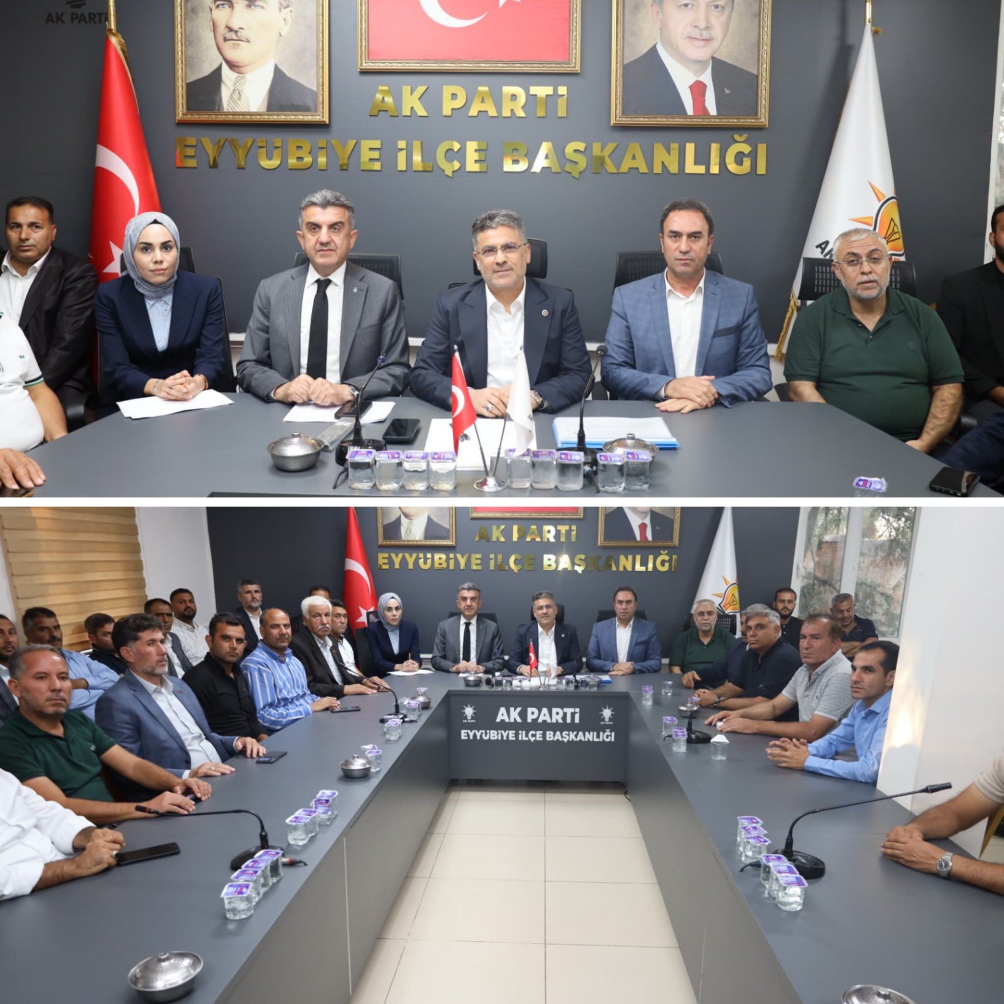 Ak Parti Şanlıurfa Koordinatörü Faruk Aytek, Eyyübiye Mahalle Başkanlarıyla Toplantıda Buluştu (1)