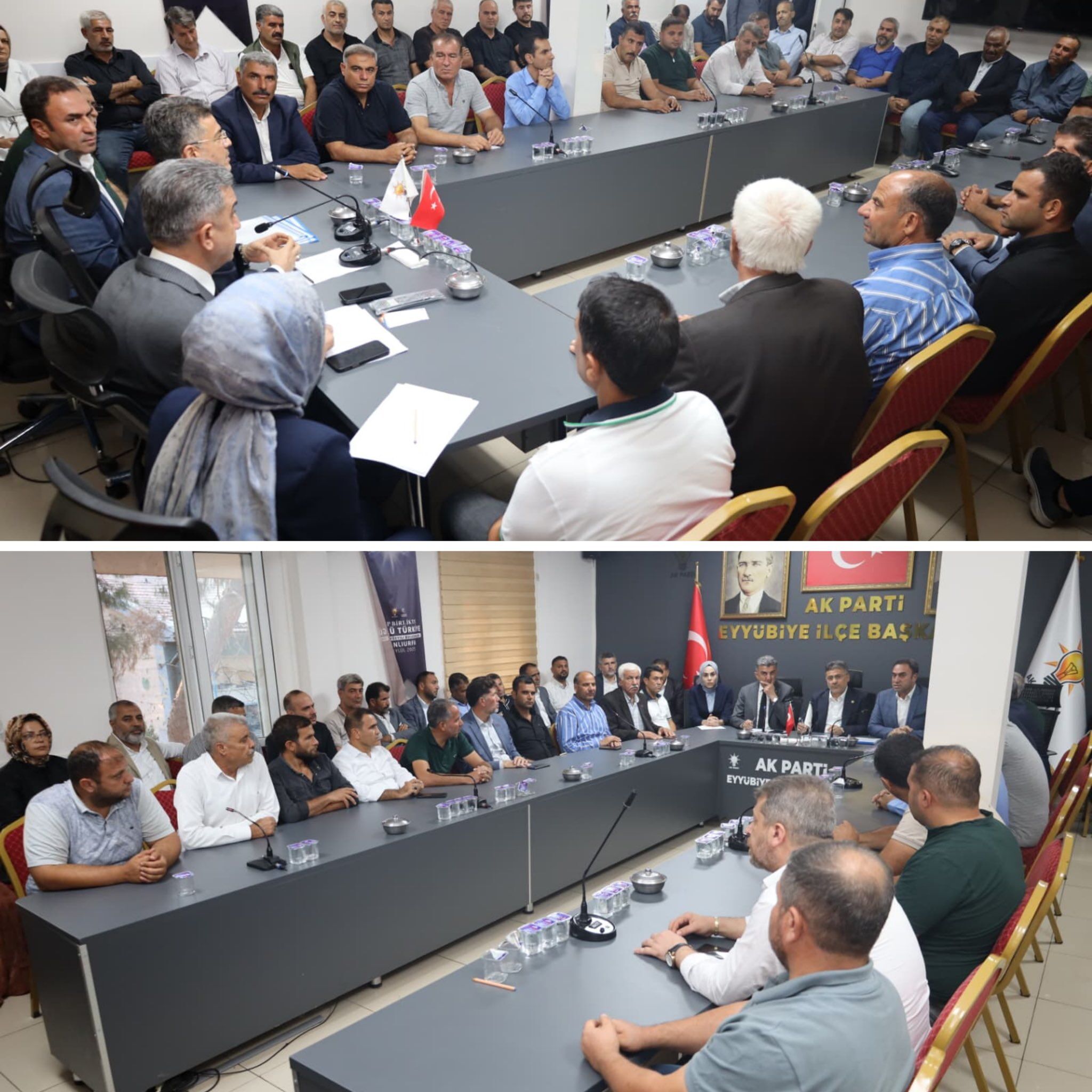 Ak Parti Şanlıurfa Koordinatörü Faruk Aytek, Eyyübiye Mahalle Başkanlarıyla Toplantıda Buluştu (3)