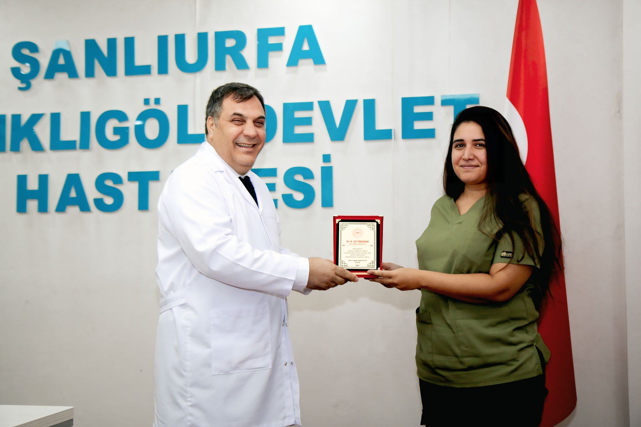 Balıklıgöl Devlet Hastanesi’nde Emekçiler Unutulmadı 3