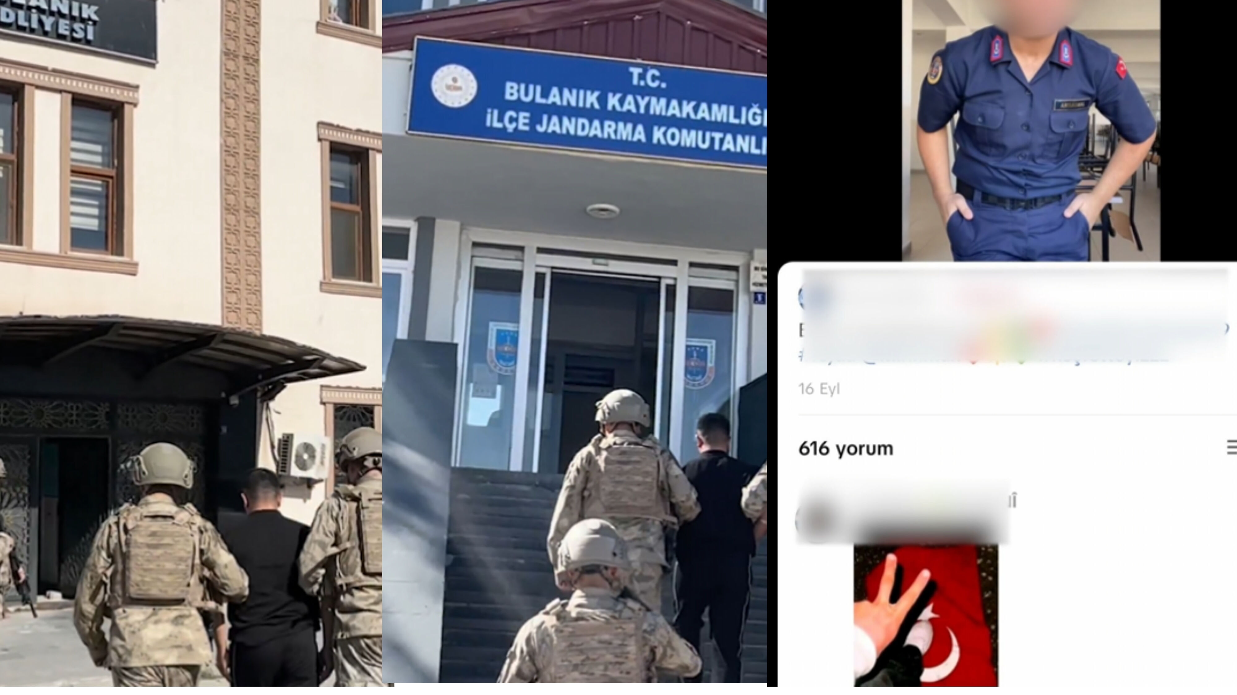 Bayrağa Ayak Basılan Paylaşımı Beğendi, Jandarma Harekete Geçti-1