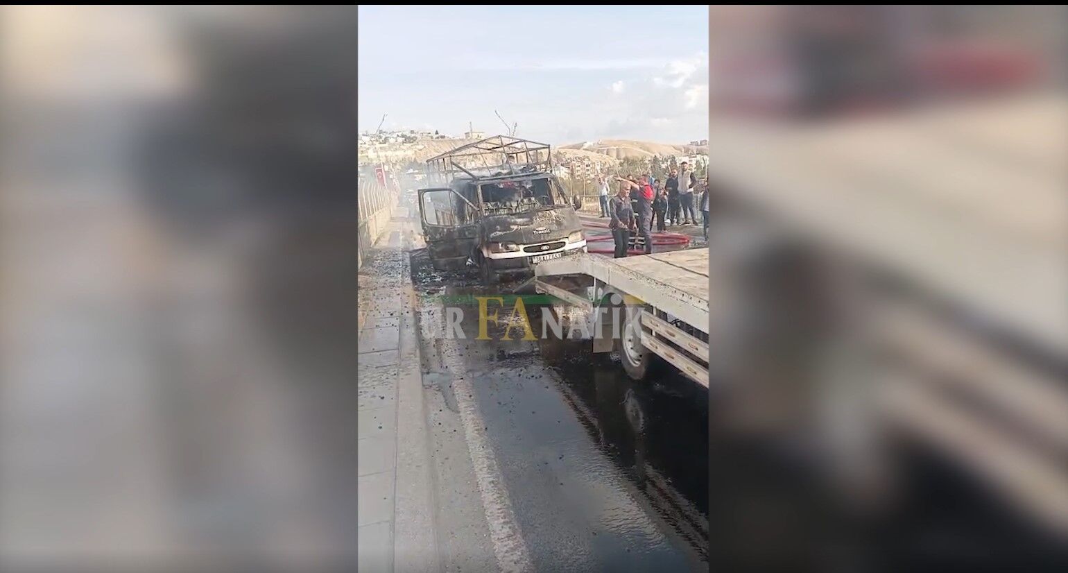 Birecik Köprüsü Yangın 1