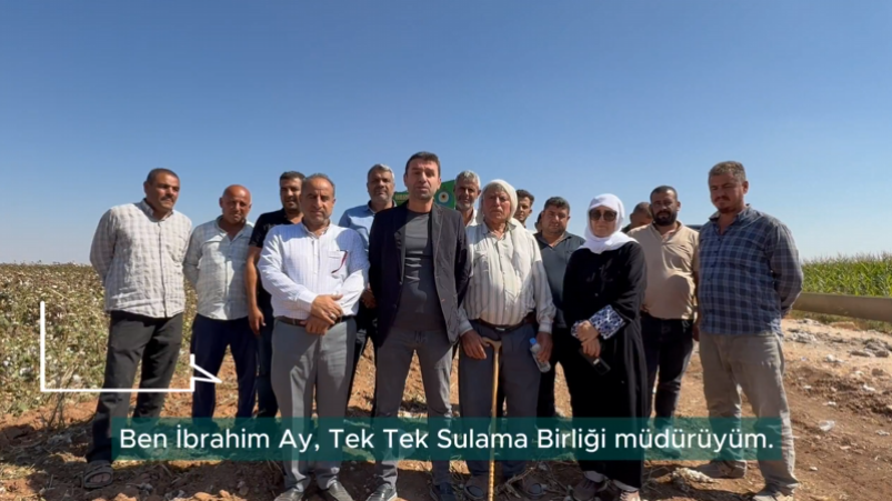 İbrahim Ay, Tek Tek Sulama Birliği’nin Müdürü