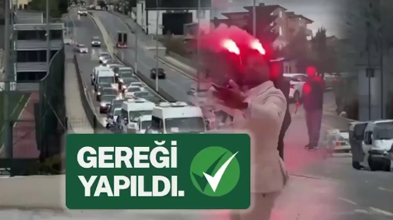 Kuralları Hiçe Saydılar Düğün Konvoyuna Polis Baskını