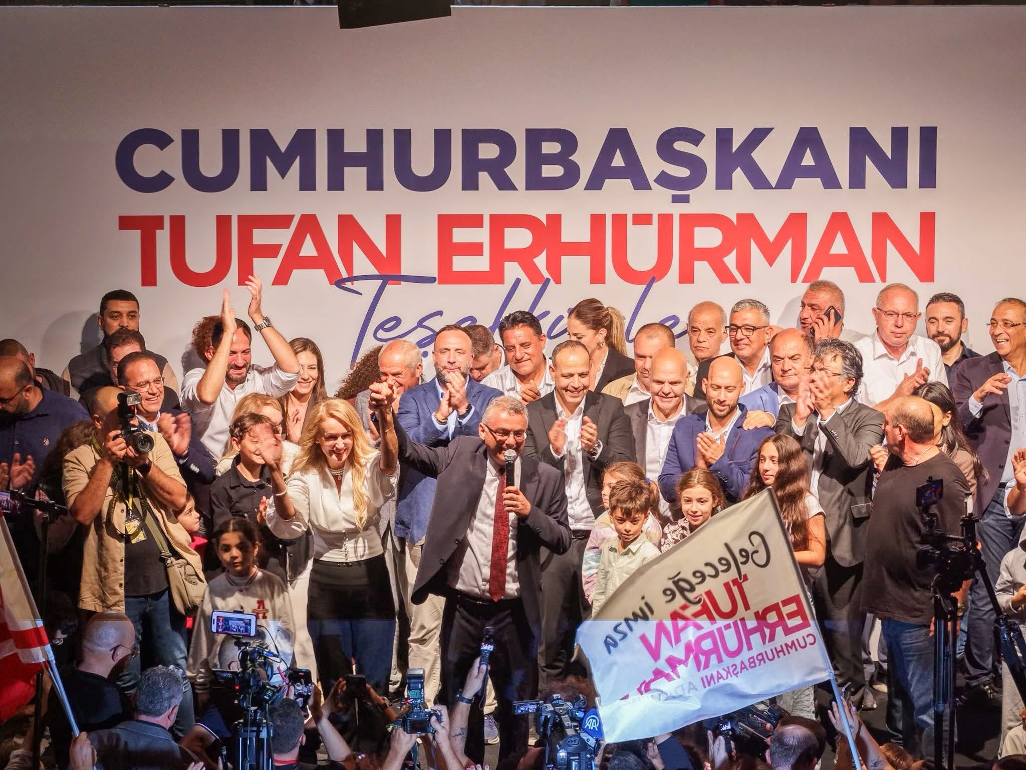 Tufan Erhürman, Kktc Cumhurbaşkanlığı Seçiminde Zaferini İlan Etti (1)