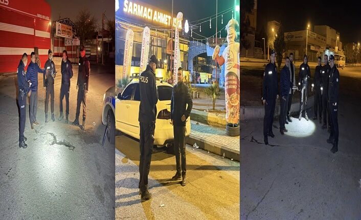 Erdal Türk Komutasında Eyyübiye’de Gece Uygulamaları Sıklaştırıldı (2)