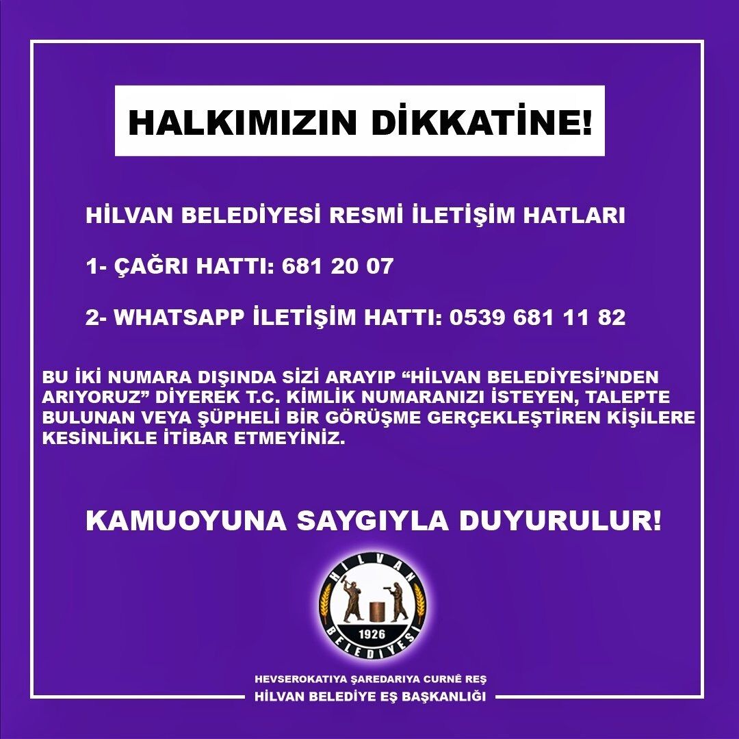 Hilvan Belediyesi’nden Vatandaşlara Önemli Uyarı (87)