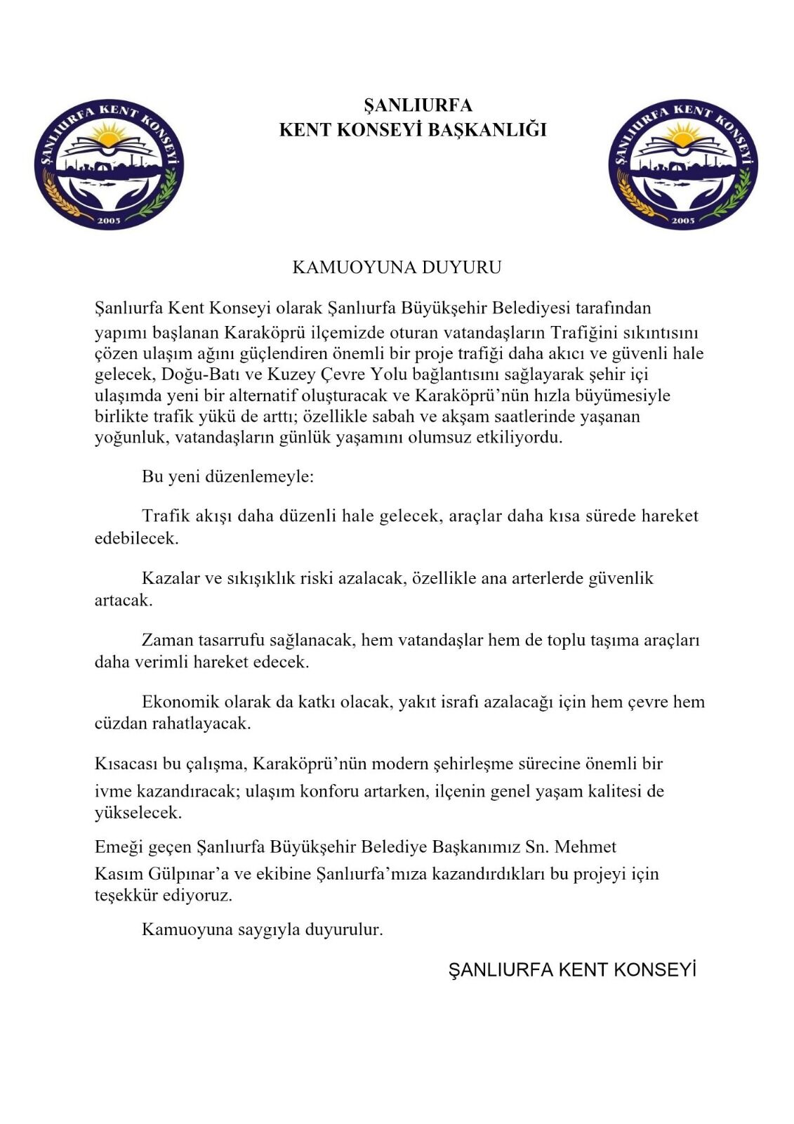 Karaköprü’de Trafik Sorununa Çözüm Getiren Yeni Proje Hayata Geçiyor (5)