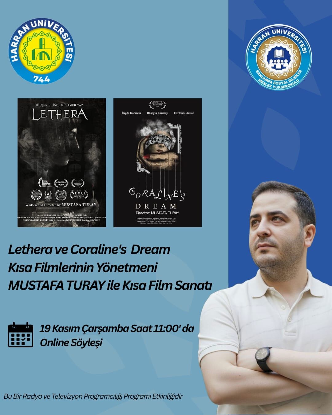 Kısa Filmleri İle Tanılıyor Şanlıurfalı Film Severler İle Buluşacak-1