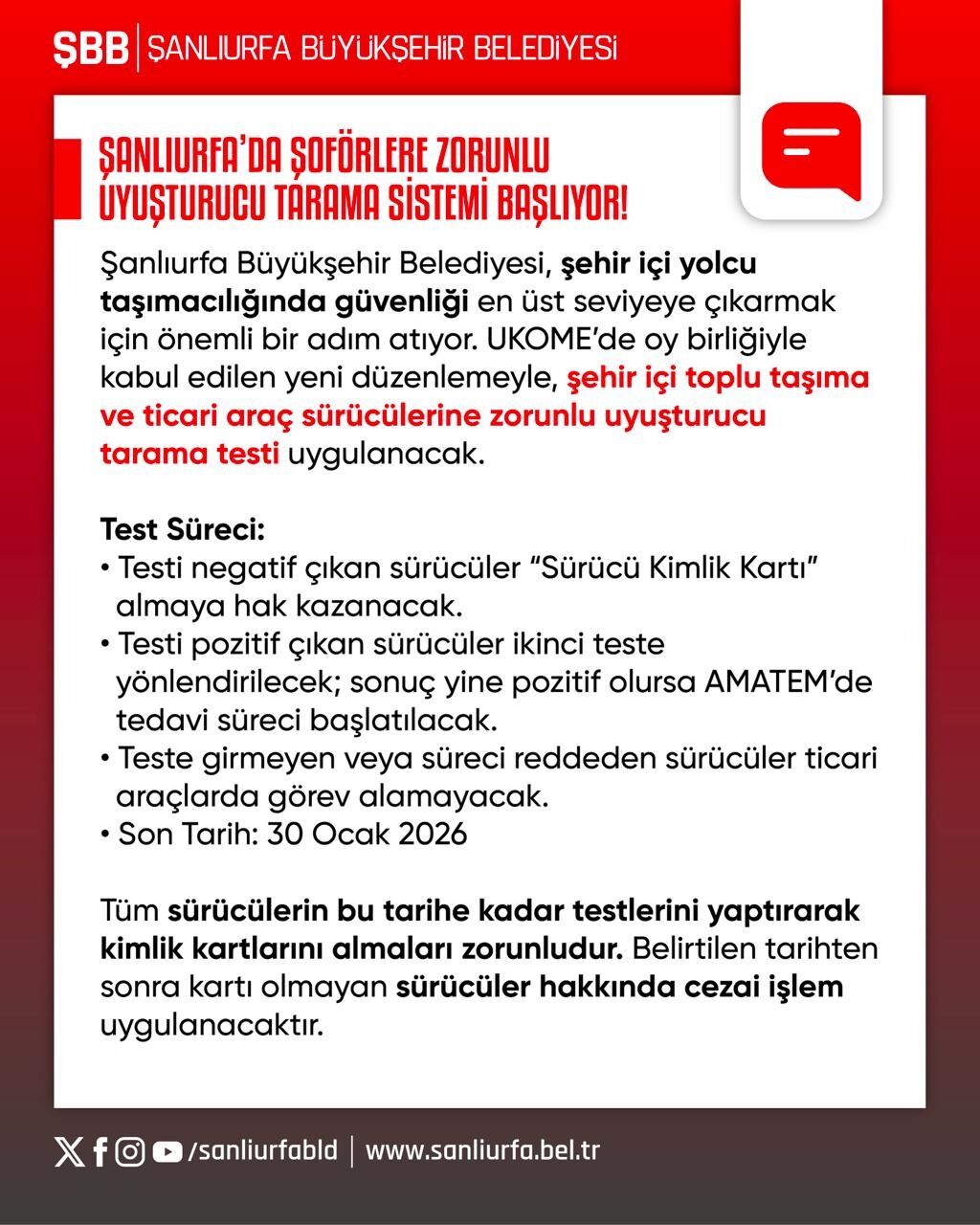 Şanlıurfa’da Şoförler İçin Yeni Dönem Testi Geçemeyen Direksiyona Oturamayacak! (2)