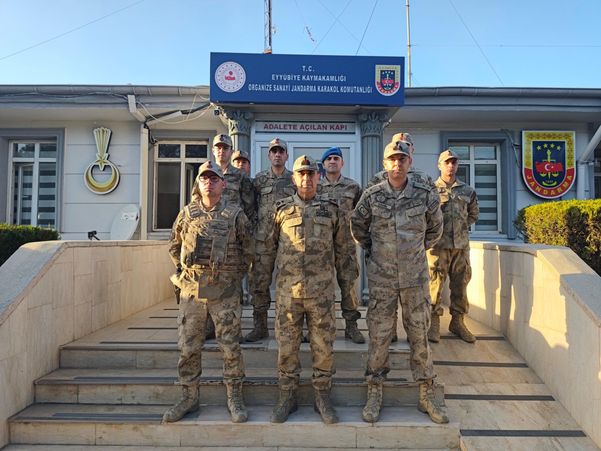 Tuğgeneral Ali Naci Aldemir, Organize Jandarma Karakolunda Faaliyetleri İnceledi (1)