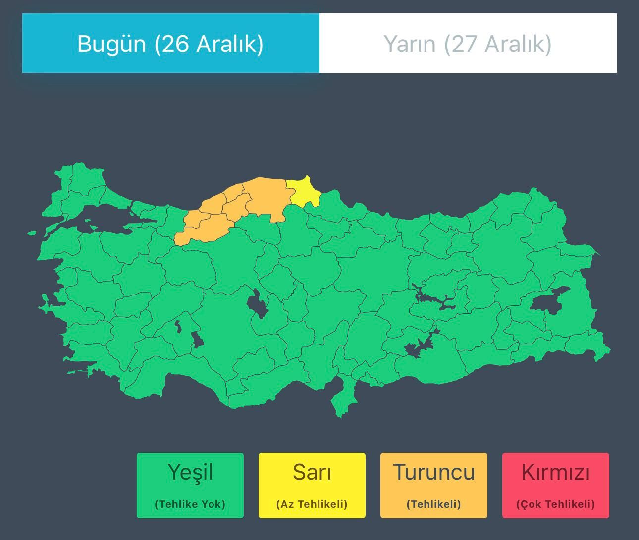 İçişleri Bakanlığı Paylaştı Meteorolojiden Bu Gece İçin Kritik Uyarı2