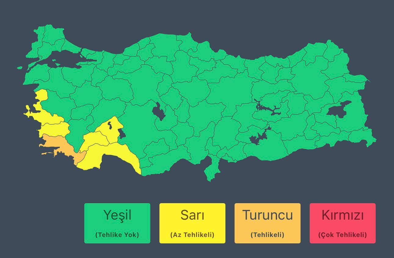 Meteoroloji Uyardı Cuma Gününe Dikkat!