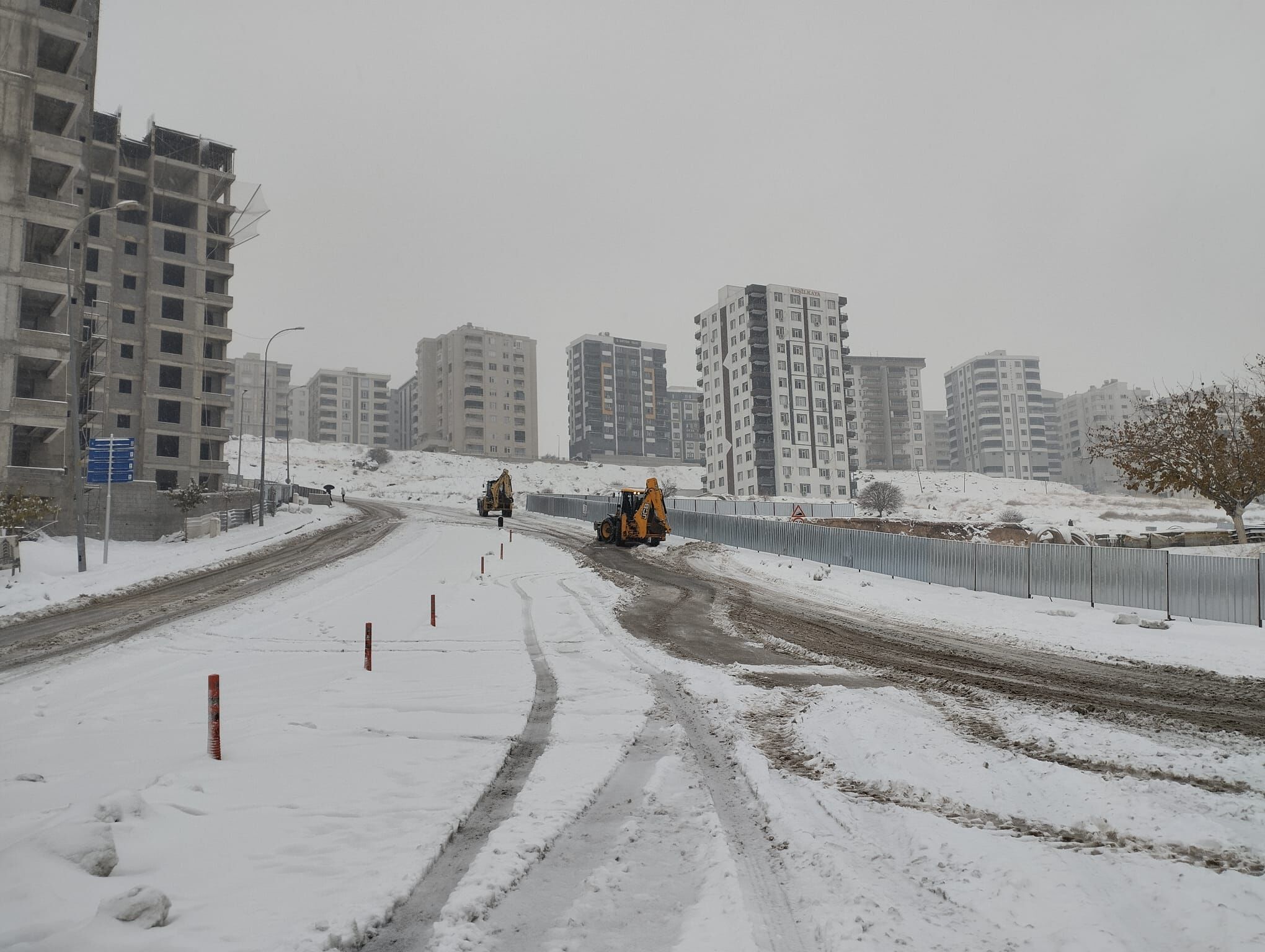 Şanlıurfa’da Kar Hayatı Felç Etti (2)