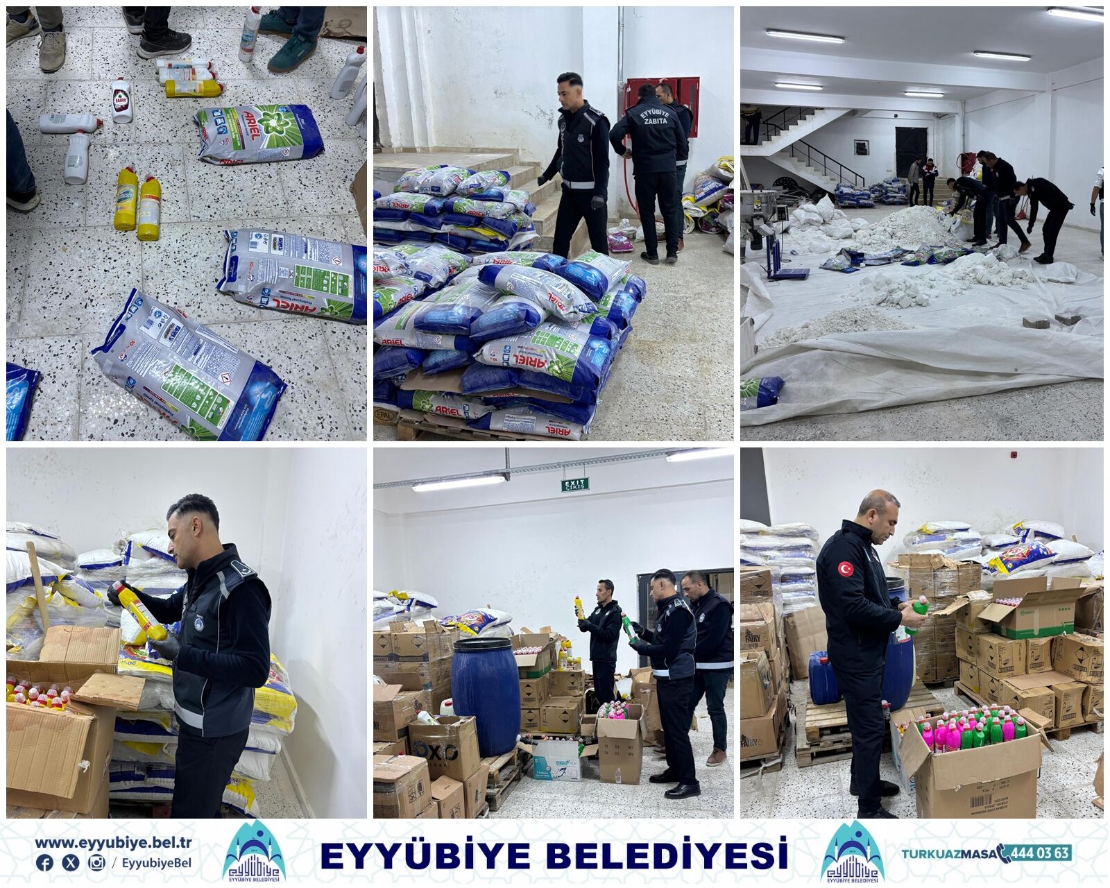Şanlıurfa’da Ruhsatsız Ve Kaçak Deterjan Operasyonu