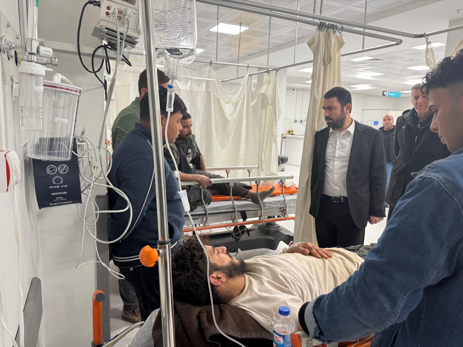 Feci Kaza Sonrası Ceylanpınar Belediye Eşbaşkanı Uğur Kahraman Hastaneye Koştu (1)