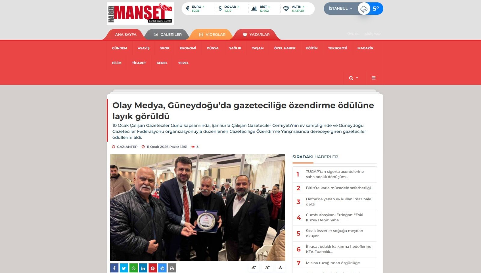 H A B E R M A N Ş E T-1