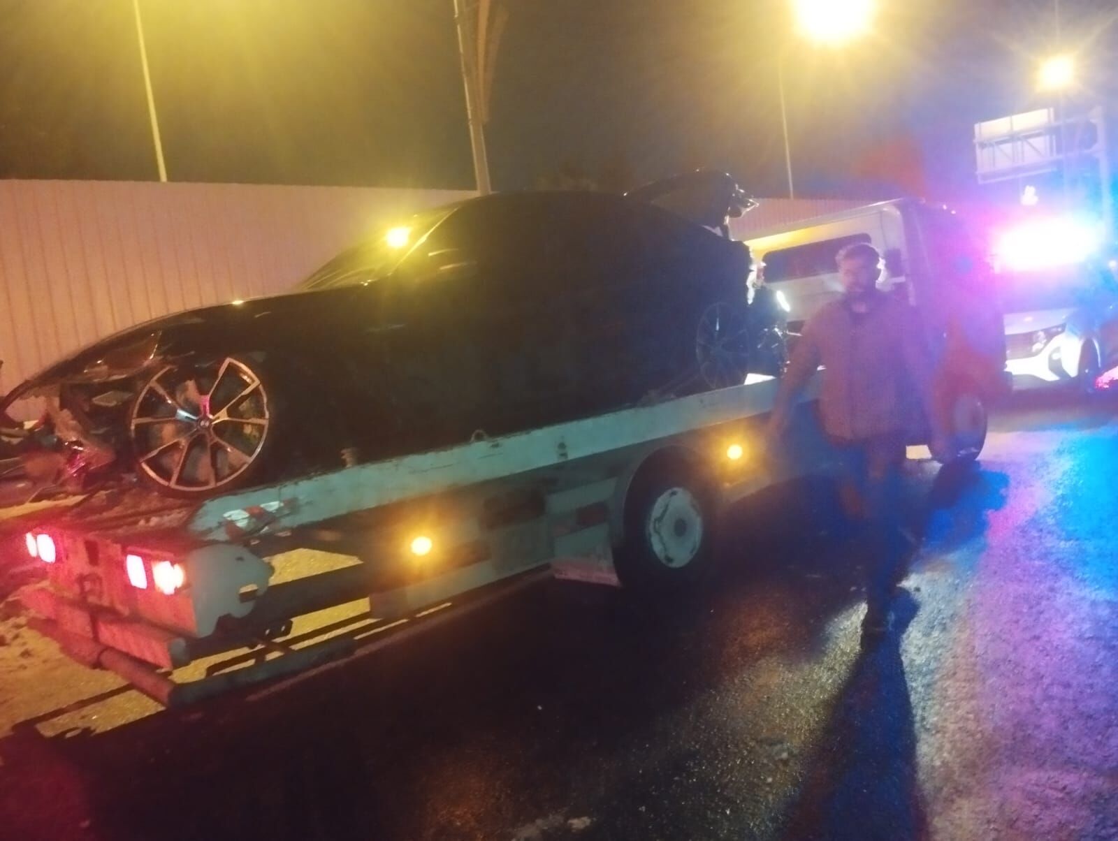 Karaköprü’de Gizli Buzlanma Trafik Kazasına Sebep Oldu (1)