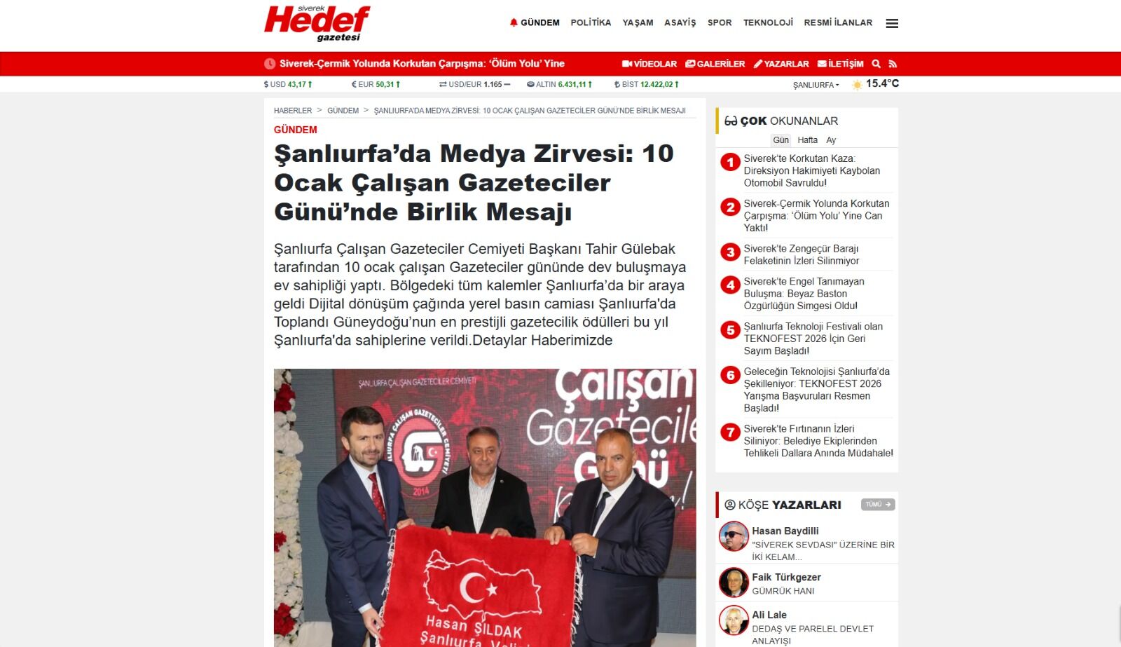 S İ V E R E K H E D E F G A Z E T E S İ