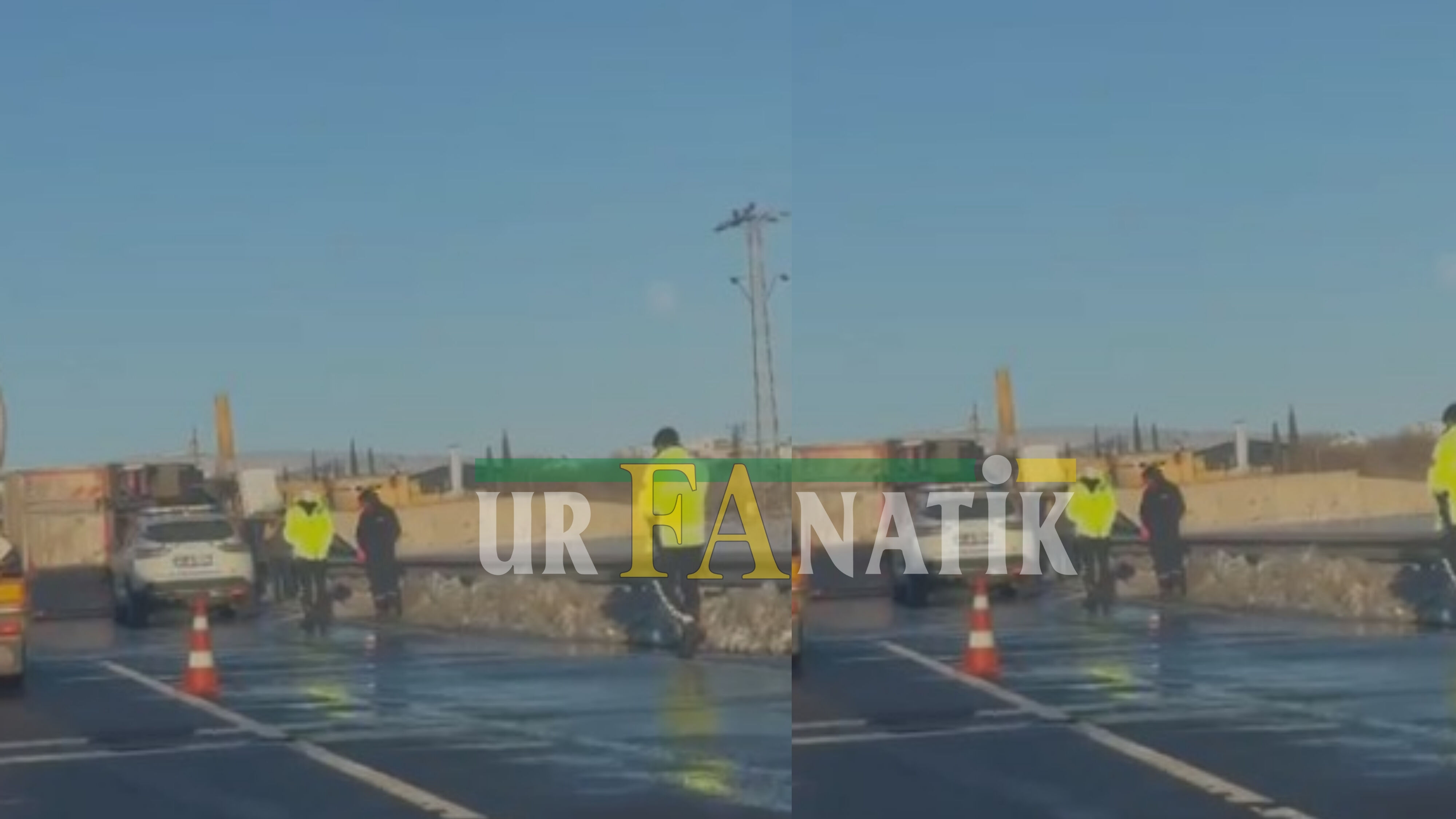 Şanlıurfa–Diyarbakır Yolunda Korkutan Kaza-1