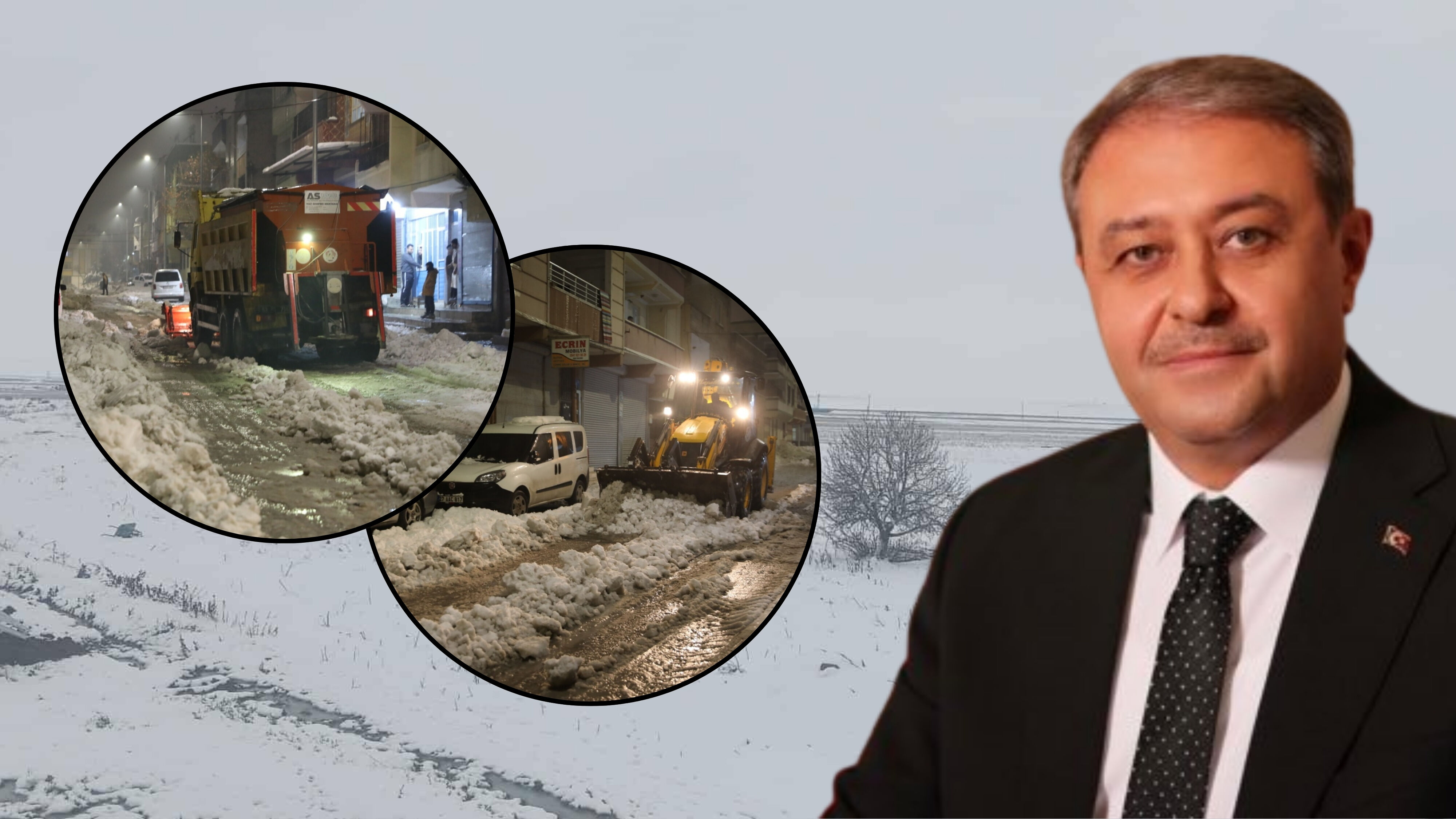 Şanlıurfa Valisi Hasan Şıldak, Karla Mücadele Eden Ekipleri Unutmadı (2)