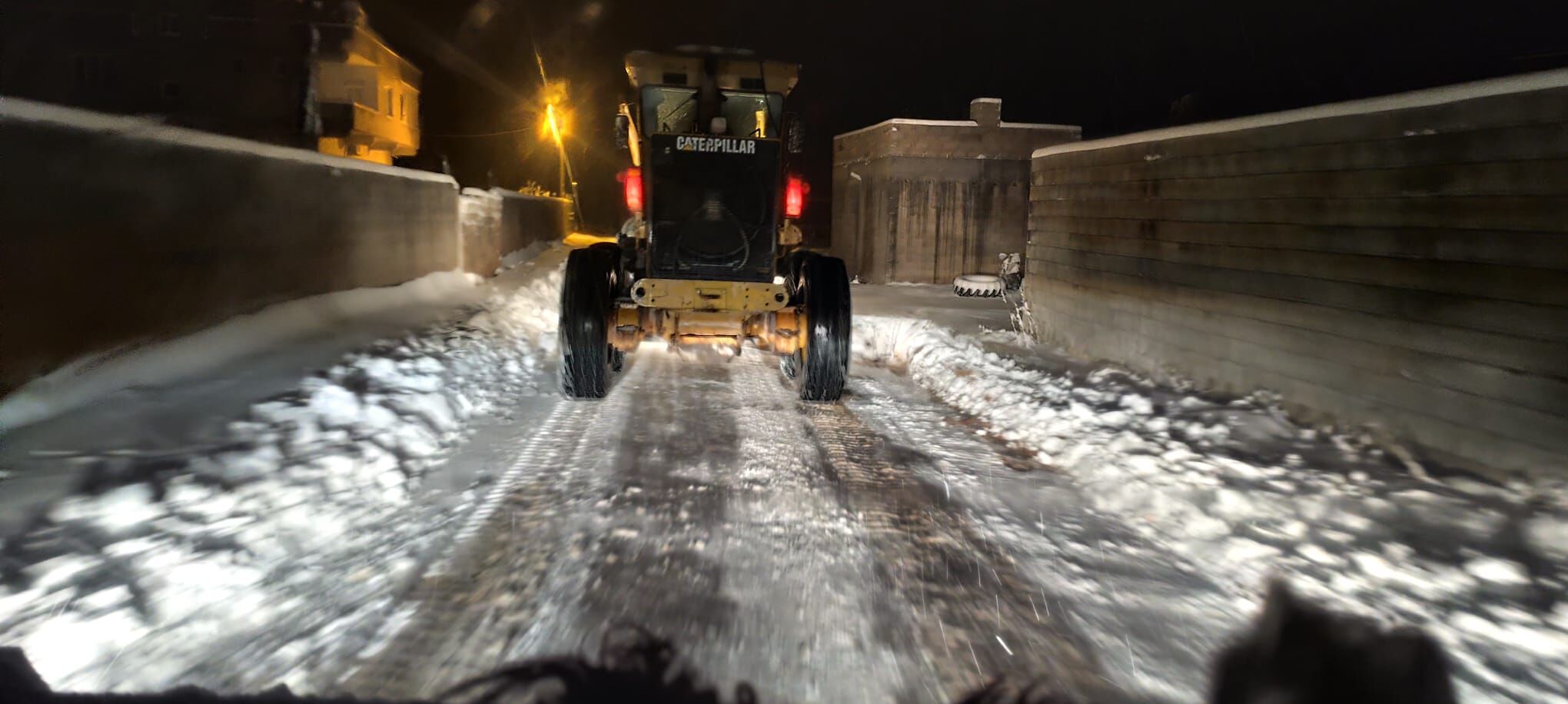 Şanlıurfa’da Kar Engeli Aşıldı, Kapanan Yollar Açıldı (10)