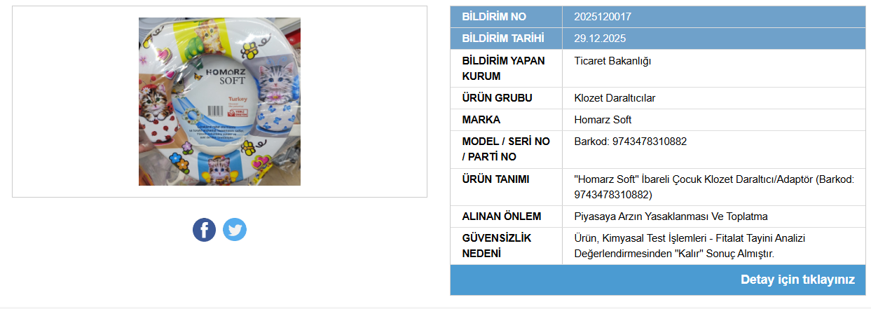Ticaret Bakanlığı 6 Ürünü Yasakladı 3