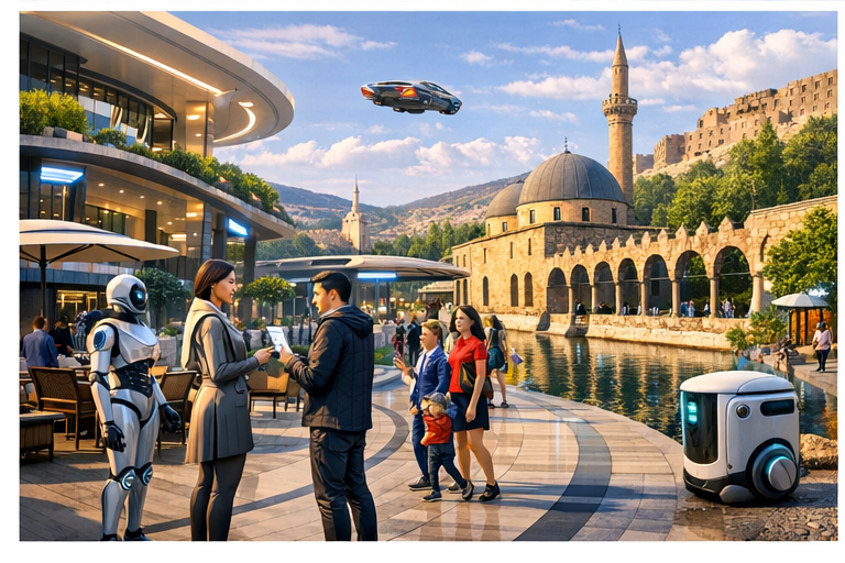 Yapay Zeka Şanlıurfa’nın 50 Yıl Sonrasını Görselleştirdi (3)