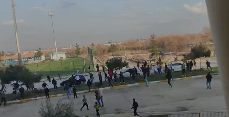Maç Sonrası Taşlı Saldırı