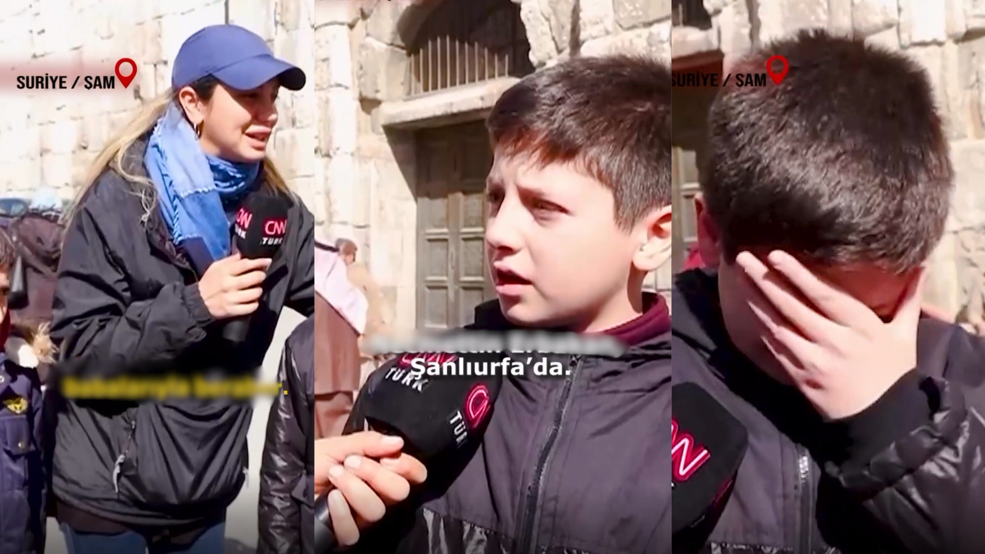 Röportajda Ağladı